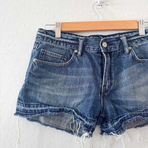 All Saints Denim Shorts Low Rise Y2K - Picture 2 of 6